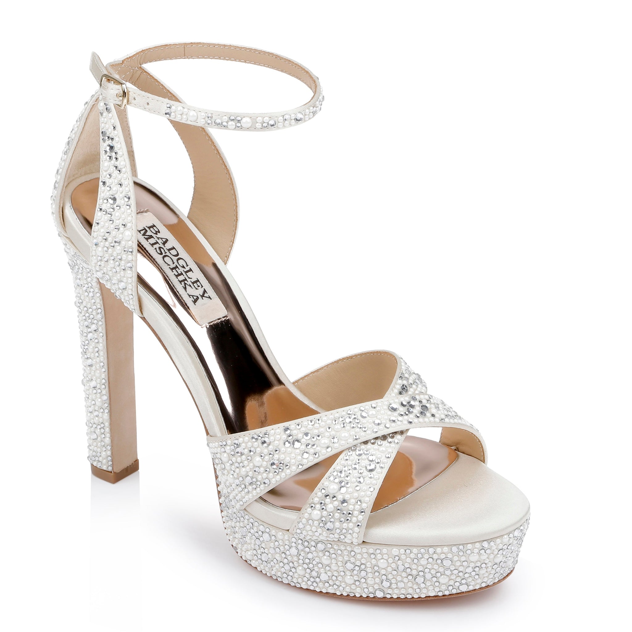 Fizzy Rhinestone Bejeweled Platform