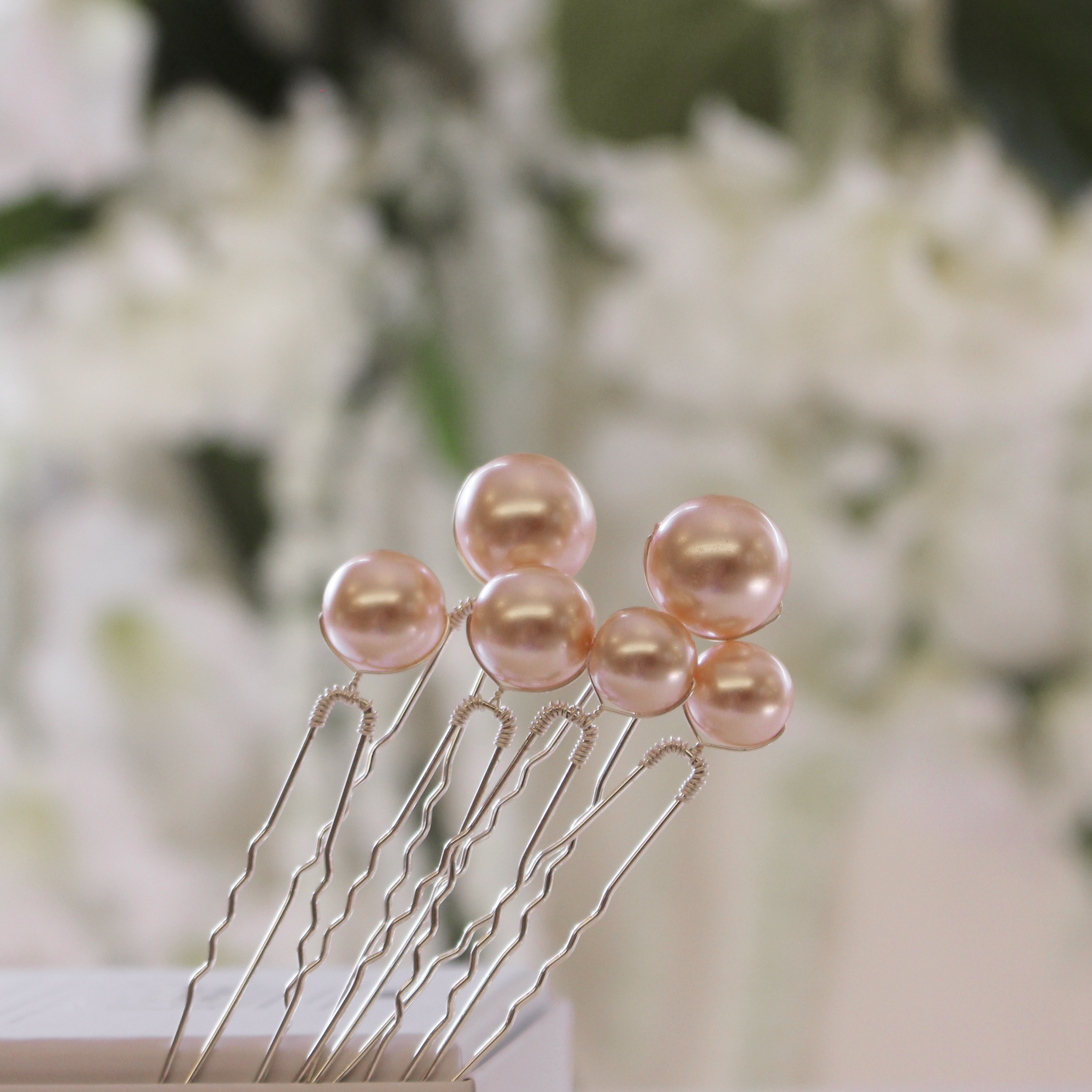 Purity Pearl Hairpins Set