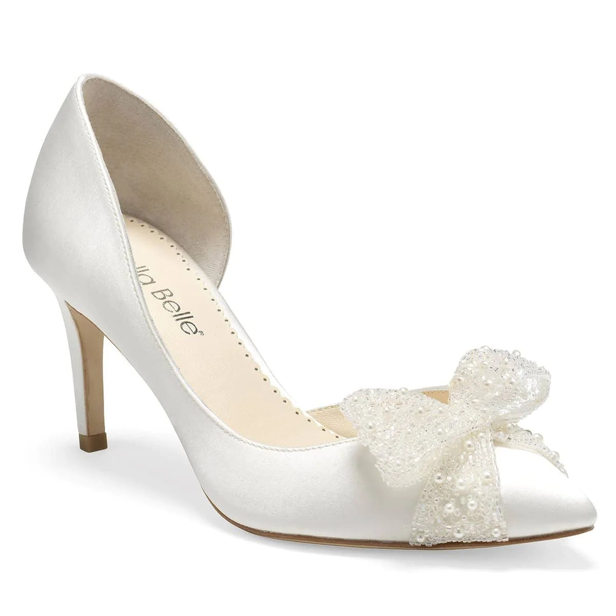 Bella Belle Dorothy D'orsay Wedding Shoes with Bow