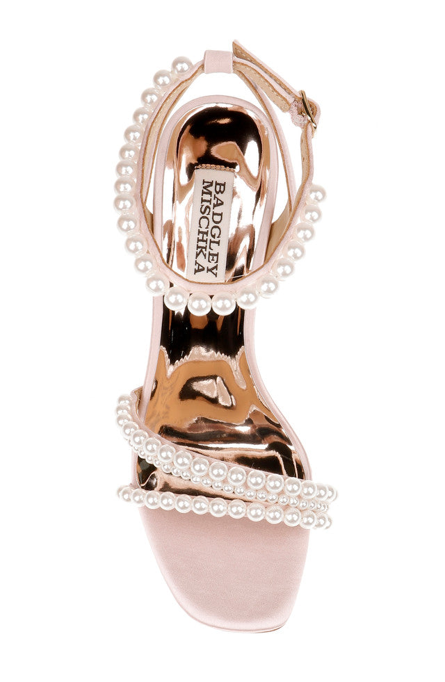 Flame Rhinestone Kitten Heel