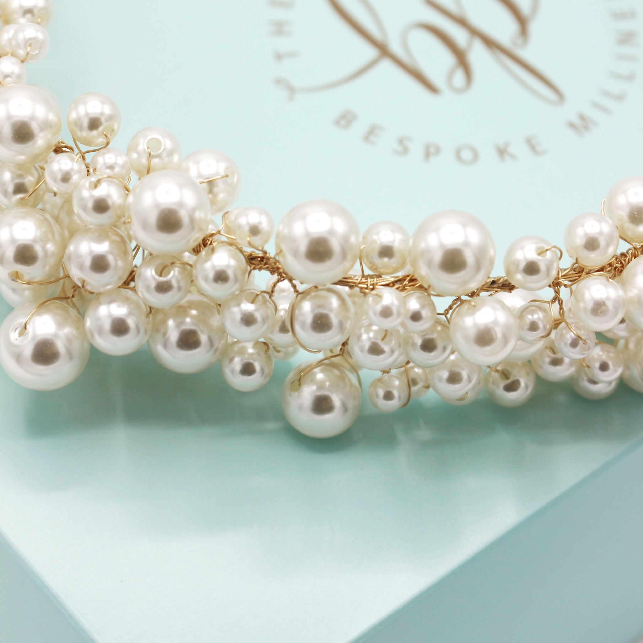 Ella Gold and Pearl Headband