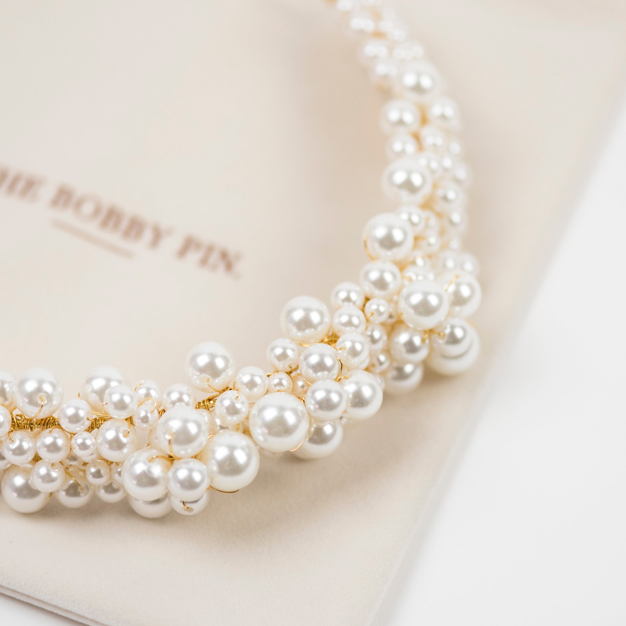 Ella Gold and Pearl Headband