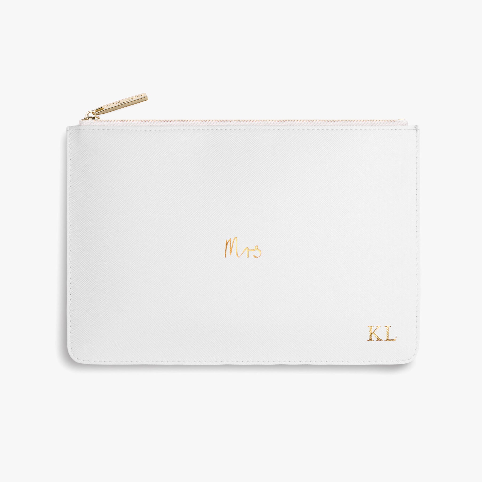 Perfect Pouch | Mrs | White