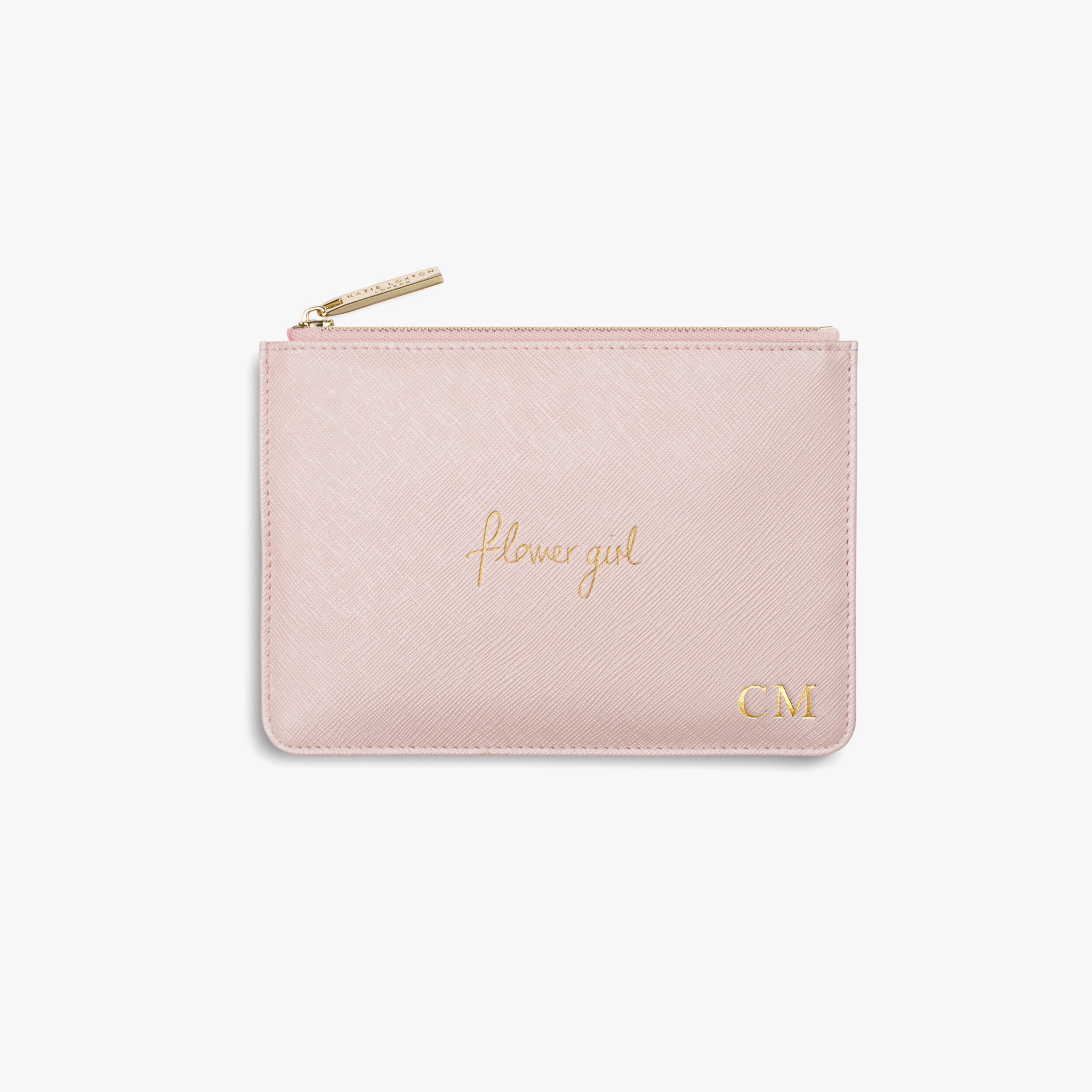 Mini Perfect Pouch | Flower Girl | Metallic Pink